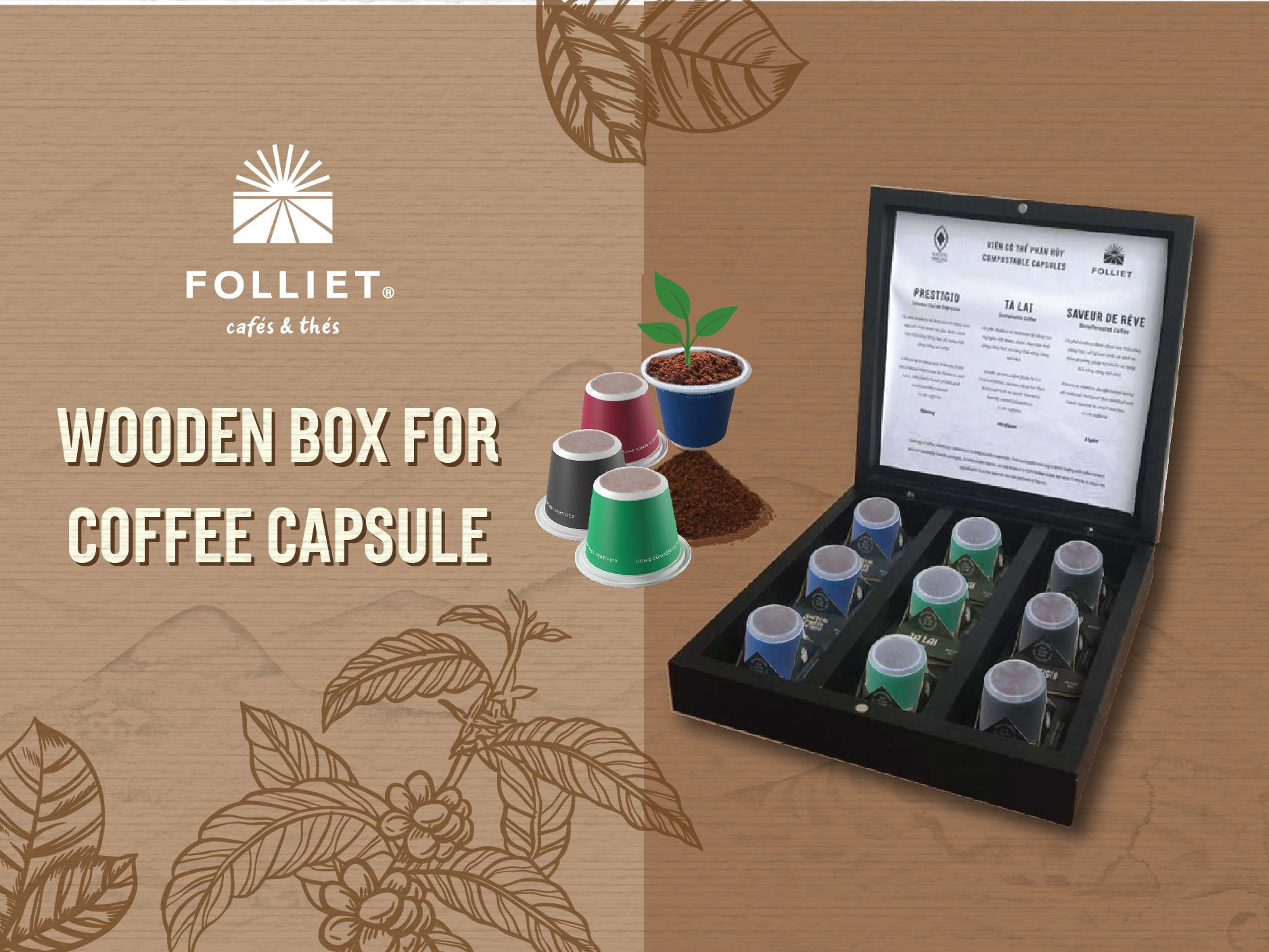 Folliet® Home Compostable Coffee Capsules